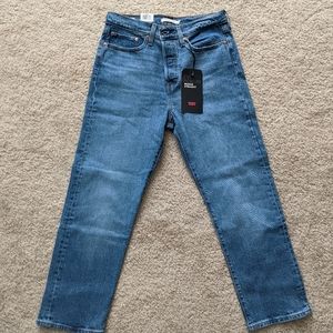 Levi's Wedgie Straight Jeans Jive Sound Sz 28
